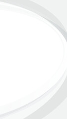 white and gray abstract modern curve circle shape background. Simple style. geometric template vertical. layout poster banner, Social Media.