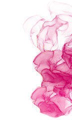 Pastel Pink Watercolor Paint Brush Glitter Gold For Wedding Shape Elements