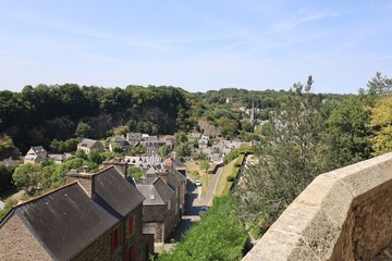 Vue d'ensemble de la ville, ville de Fougères, département d'Ille et Vilaine, Bretagne, France