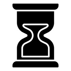 Waiting icon. Connection loading and meeting start concept. Online communication and virtual preparation illustration. Glyph Icon