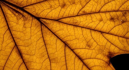 Obraz premium Close up of autumn leaf texture