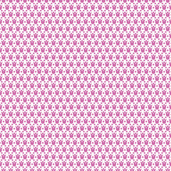 Pink tulip and star pattern elegant floral repeat design background