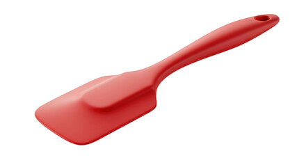 Crimson spatula resting smoothly