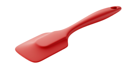 Crimson spatula resting smoothly
