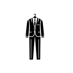 Classic Formal Pant Coat Vector Illustration