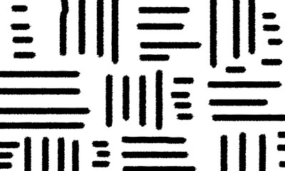 Black Line Minimal Grid Pattern