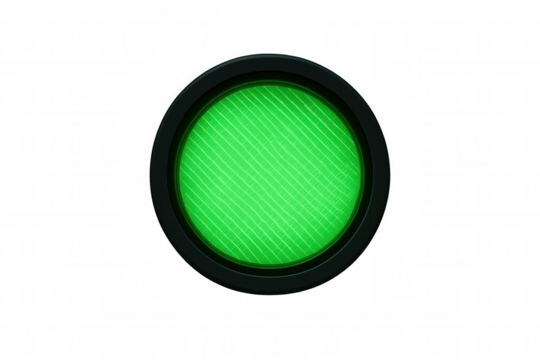 Traffic light showing green signal, indicating go, proceed, approval, and moving forward with transparent background