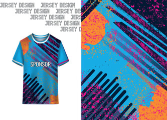 Modern Sports Jersey Design Template |Sublimation Football, Cricket & Teamwear Mockup