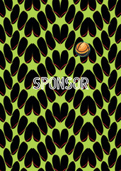 Modern Sports Jersey Design Template |Sublimation Football, Cricket & Teamwear Mockup