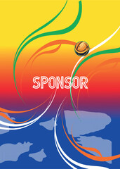 Modern Sports Jersey Design Template |Sublimation Football, Cricket & Teamwear Mockup