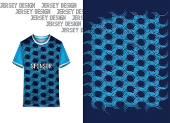 Modern Sports Jersey Design Template |Sublimation Football, Cricket & Teamwear Mockup