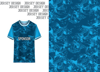 Modern Sports Jersey Design Template |Sublimation Football, Cricket & Teamwear Mockup