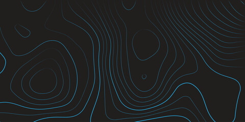 Abstract dark blue pattern and texture design with concentric swirls and lines in a vector illustration © Rosa Alba L 