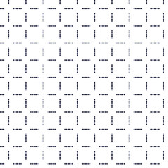 Seamless dotted pattern background in shades of dark blue and white