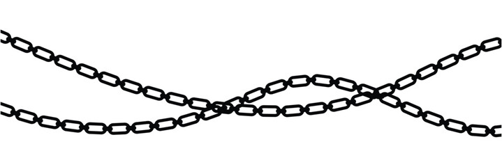 Chain silhouette, Chain svg, Chain vector clipart, Metal chain silhouette, Metal chain svg, Silhouette of chain, Chain vector bundle in eps 10.