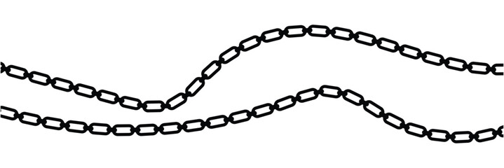 Chain silhouette, Chain svg, Chain vector clipart, Metal chain silhouette, Metal chain svg, Silhouette of chain, Chain vector bundle in eps 10.