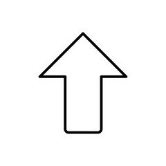 arrow icon on a white background