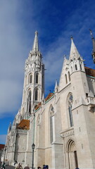 architecture, building, catholic, gothic, landmark, city, sky, monument, old, stone, historic, Budapest, Hungary