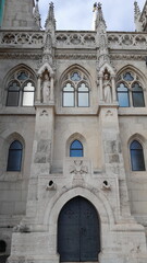 Obraz premium architecture, building, catholic, gothic, landmark, city, sky, monument, old, stone, historic, Budapest, Hungary