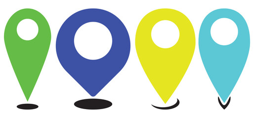 Multi Colored Markers for Location Mapping