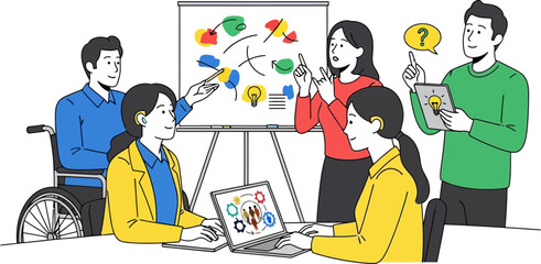 united minds ignite innovation, shaping future solutions with collective brilliance