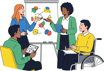 diverse perspectives visually shape fresh solutions, sparking collaborative innovation today