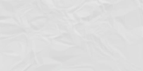 White fabric background. white crumpled paper background texture pattern overlay. wrinkled high resolution arts craft and Seamless white crumpled paper.	