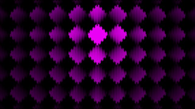 Vibrant magenta geometric diamond pattern with light gradient and depth, Modern abstract futuristic design