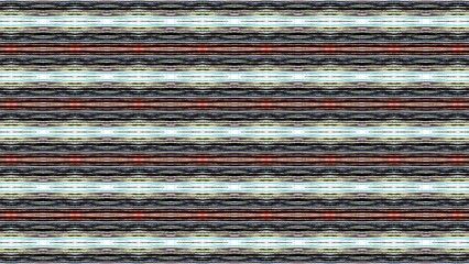 Seamless Vibrant Horizontal Glitch Striped Abstract Pattern Background