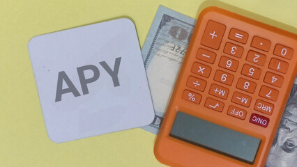 Apy annual percentage yield rate finance banking investment money calculator interest savings...