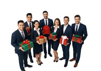 Fototapeta premium group of business people holding hands