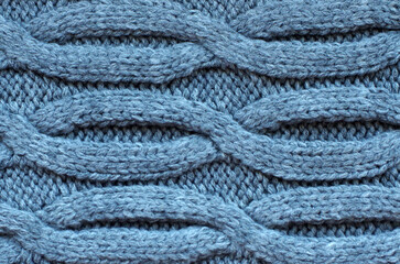 sweater fabric blue background texture