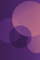 abstract overlapping circles creating a modern gradient background in shades of purple and pink