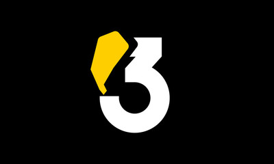 Excavation Logo Number Yellow Modern Simple Creative