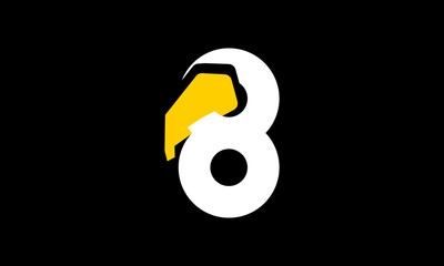 Excavation Logo Number Yellow Modern Simple Creative