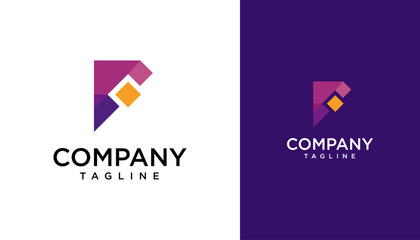 Letter F logo design vector template. Monogram f logo icon