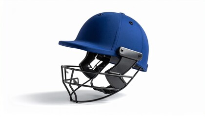 White helmet isolated on white background for sports safety equipment