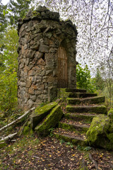 Alte Turmruine im Rosenthal der S&auml;chsischen Schweiz