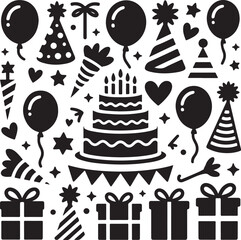 Birthday Icon, Cake icon symbol