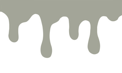 Gray Paint Dripping Effect Minimal Abstract Background