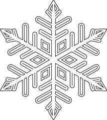 Snowflake, contour
