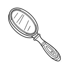 Simple Black And White Handheld