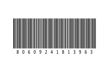 Barcode label with 800 for country code .