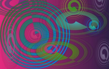 Abstract background with circles,