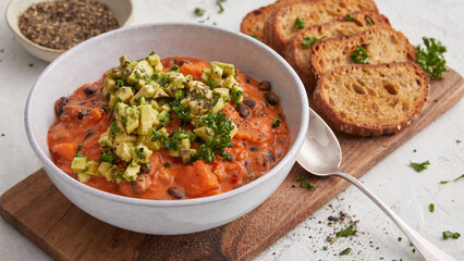 Sweet Potato Chili with Beans