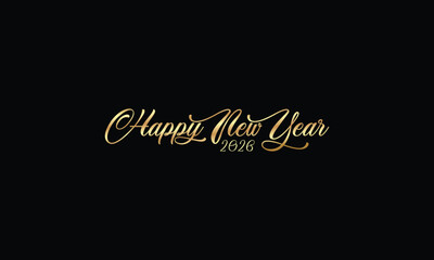 2026 happy new year logo text design set 2026 number design template collection