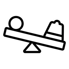mass Line Icon