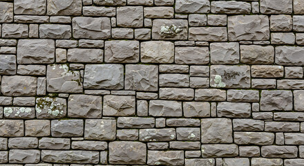 Fototapeta premium Rustic Stone Wall Seamless Texture - Natural Eco Pattern