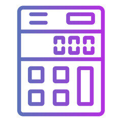 calculator Gradient icon