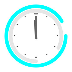 Deadline Approaching: Time Management and the Final Hour, ​Countdown to Action: Minimalist Clock Icon with a Sense of Urgency, ​Efficiency in Motion: Tracking Progress with a Circular Timer